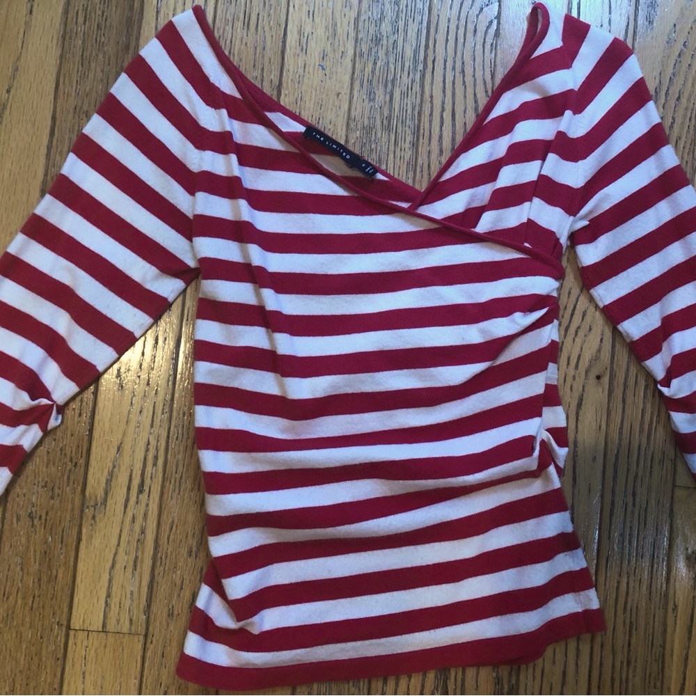 The Limited candy cane top